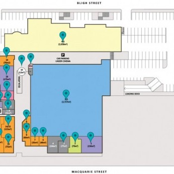 Plan of Riverdale Shopping Centre