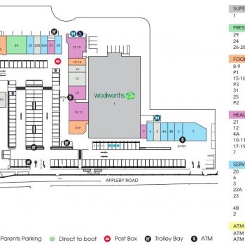 Plan of Rode Centre