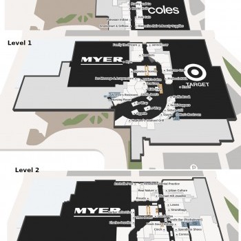 Plan of Roselands Shopping Centre