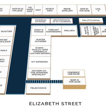 Plan of Royal Arcade