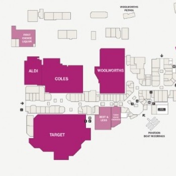Plan of Runaway Bay Shopping Centre