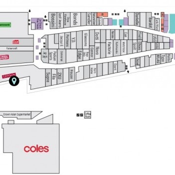 Plan of Spencer Outlet Centre