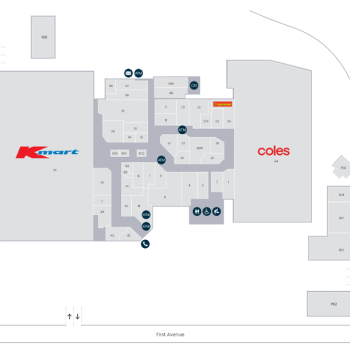 Plan of Caloundra Shopping Centre