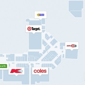 Plan of Stockland Hervey Bay Shopping Centre