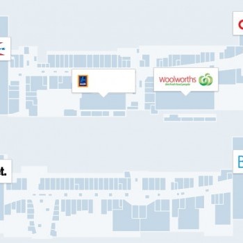 Plan of Stockland Merrylands