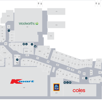 Plan of The Pines Shopping Centre