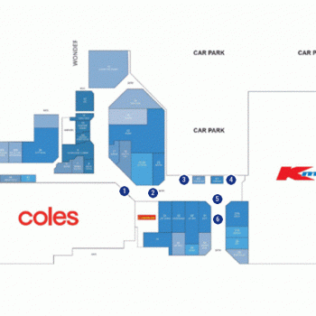 Plan of Sturt Mall