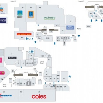 Plan of Sunnybank Hills Shoppingtown