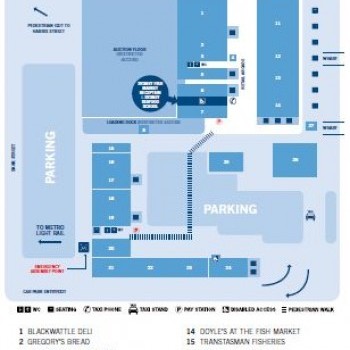 Plan of Sydney Fish Market