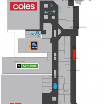Plan of Tarneit Central Shopping Centre