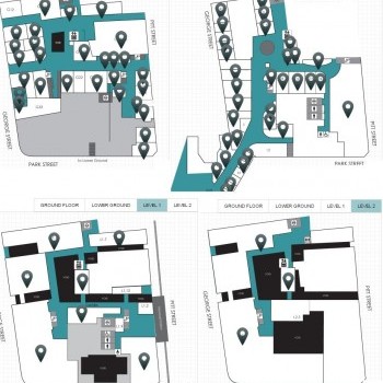 Plan of The Galeries