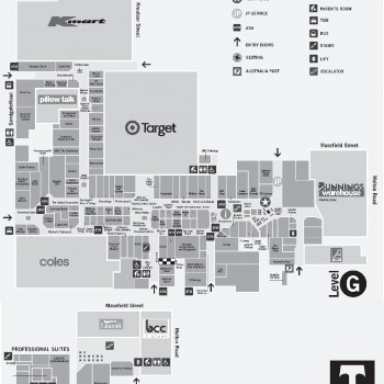 Plan of Toombul Shopping Centre - Toombul Westfield