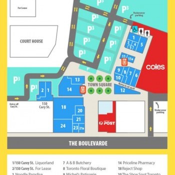 Plan of Toronto Town Square