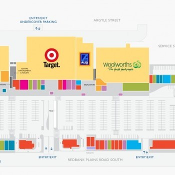 Plan of Town Square Redbank Plains Shopping Centre