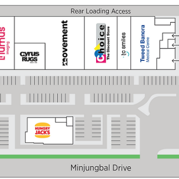 Plan of Tweed Hub