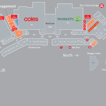 Plan of Victoria Point Shopping Centre