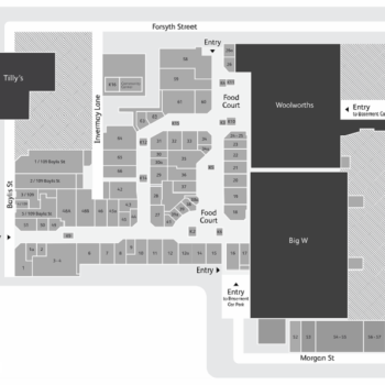 Plan of Wagga Wagga Marketplace