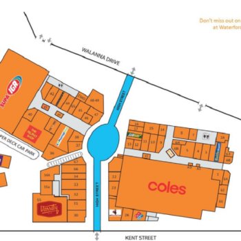 Plan of Waterford Plaza Shopping Centre