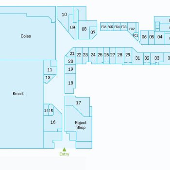 Plan of West End Plaza