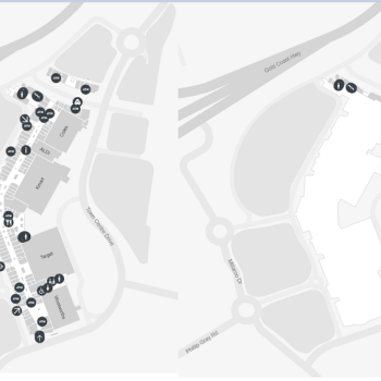 Plan of Westfield Helensvale Town Centre