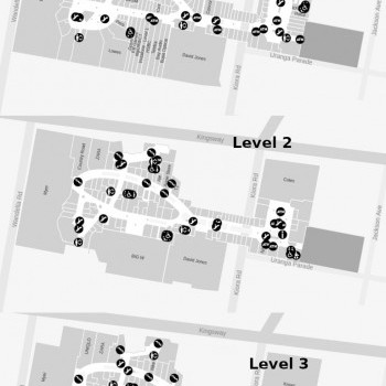 Plan of Westfield Miranda