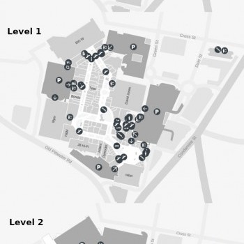 Plan of Westfield Warringah Mall