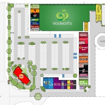 Plan of Westpoint Shopping Centre