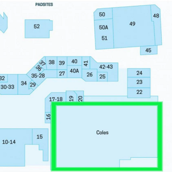 Plan of Whitsunday Shopping Centre