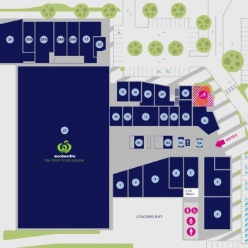 Plan of Williams Landing Shopping Centre