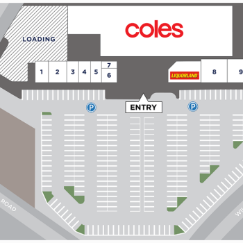 Plan of Willowdale Shopping Centre