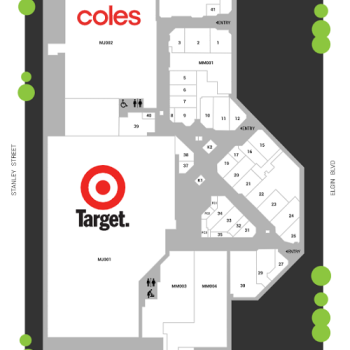 Plan of Wodonga Plaza