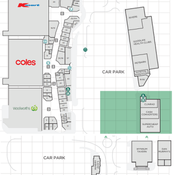 Plan of Wynnum Plaza Shopping Centre