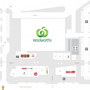 Plan of Yanchep Central Shopping Centre